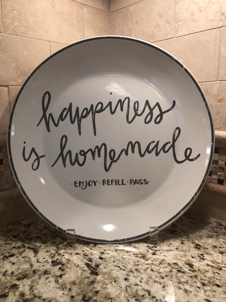 stylewithmeaning.com 29.00 NPHFH02.90 Giving Plate: Happiness is Homemade
