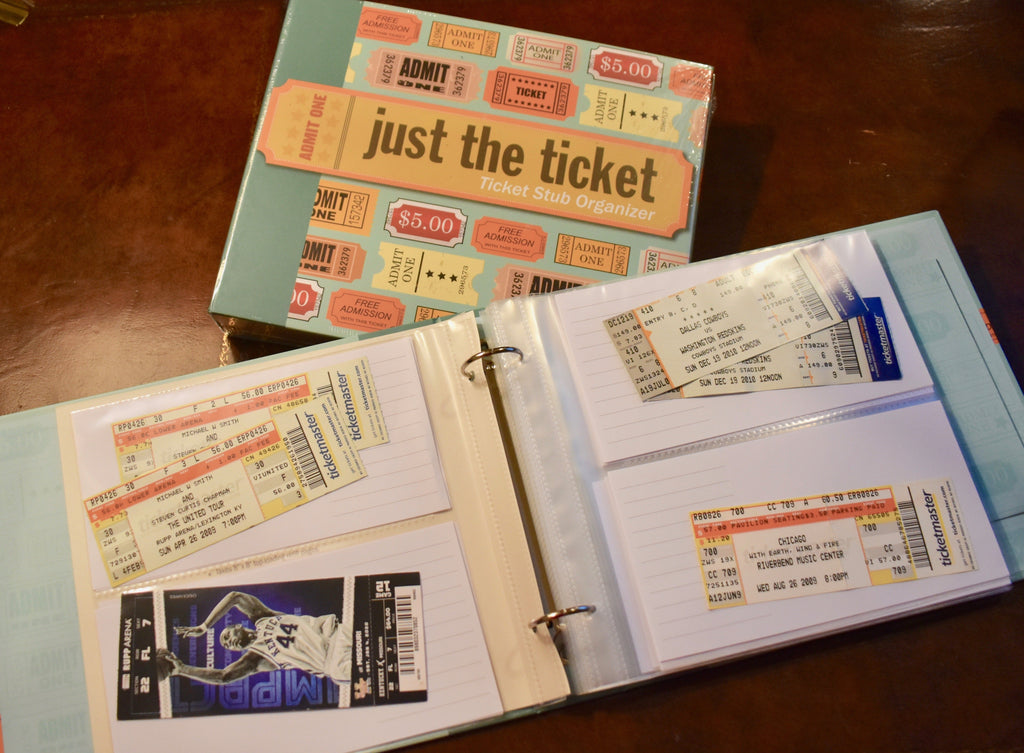 Ticket Stub Diary, Concert And Travel Memory Book, Album