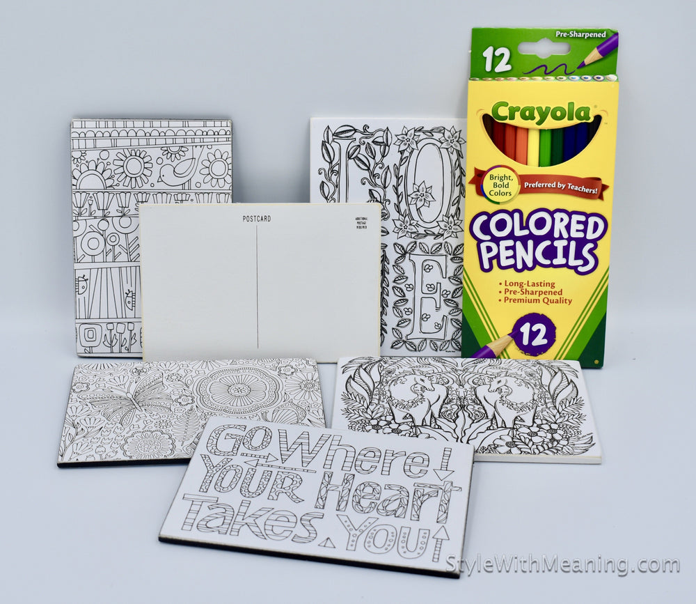 stylewithmeaning.com 14.50 NPSFF1.95 Blessings Box (Artsy) with Colorful Note Card Gift Kit (EXCLUSIVE)
