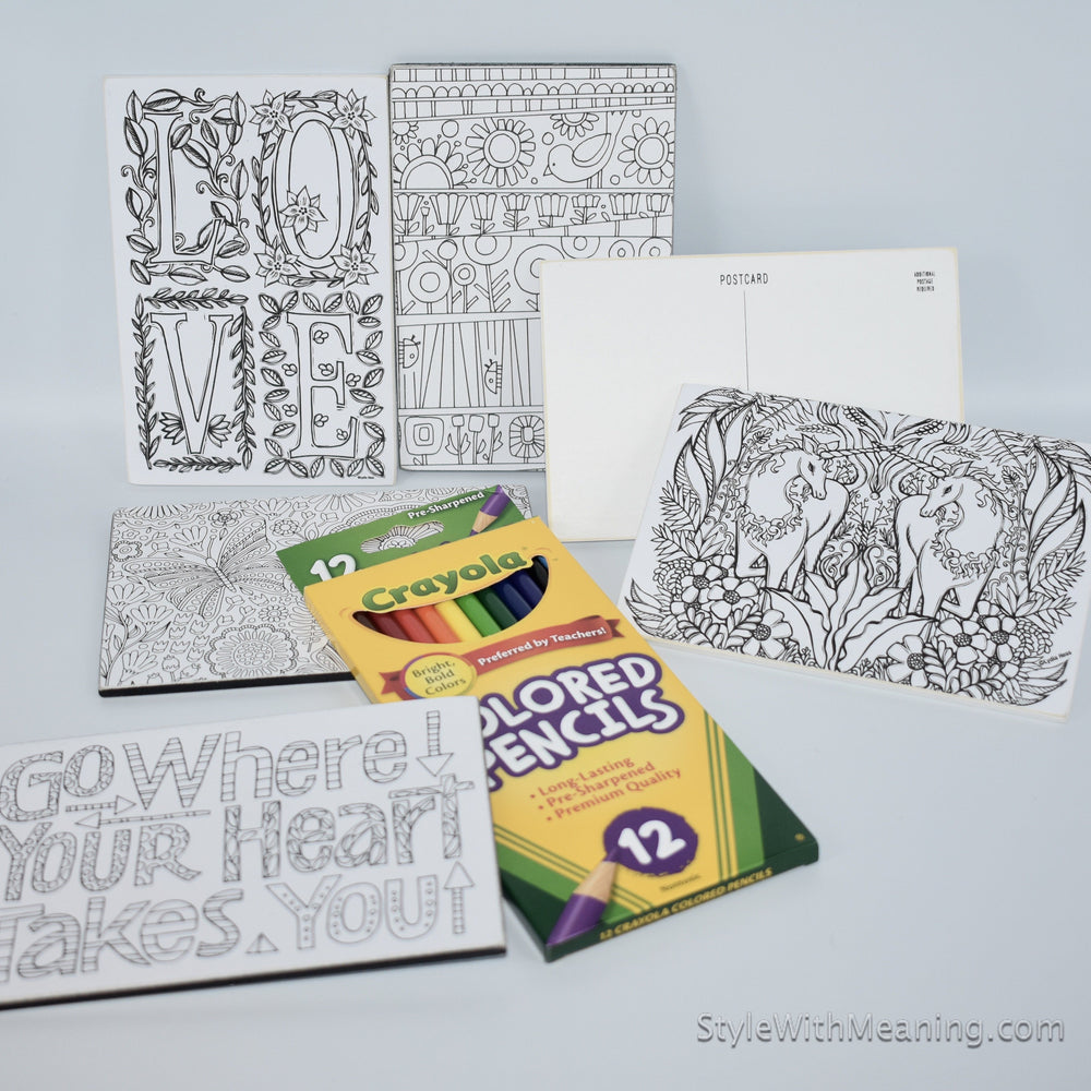 stylewithmeaning.com 14.50 NPSFF1.95 Blessings Box (Artsy) with Colorful Note Card Gift Kit (EXCLUSIVE)