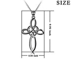 stylewithmeaning.com 33.00 NPAHA03.80 Celtic Cross Sterling Silver Necklace