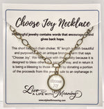 stylewithmeaning.com 18.00 NPALP02.30 Choose Joy Bronze Chain Necklace