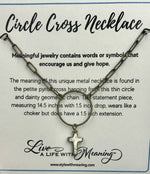 stylewithmeaning.com 30.00 NPALP03.00 Circle Cross Necklace