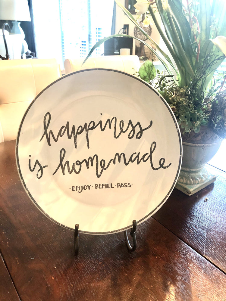 stylewithmeaning.com 29.00 NPHFH02.90 Giving Plate: Happiness is Homemade