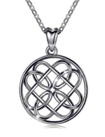 Hearts Intertwined Sterling Silver Necklace
