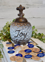 stylewithmeaning.com 35.00 NPALZ04.40 Jar of Joy Ceramic and 30 Day Joy Challenge (EXCLUSIVE)