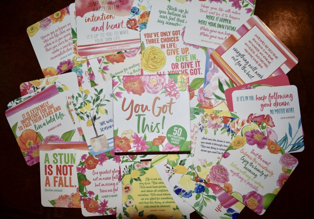 stylewithmeaning.com 8.50 NPALZ01.00 Motivational Insight Deck of Cards: You Got This!