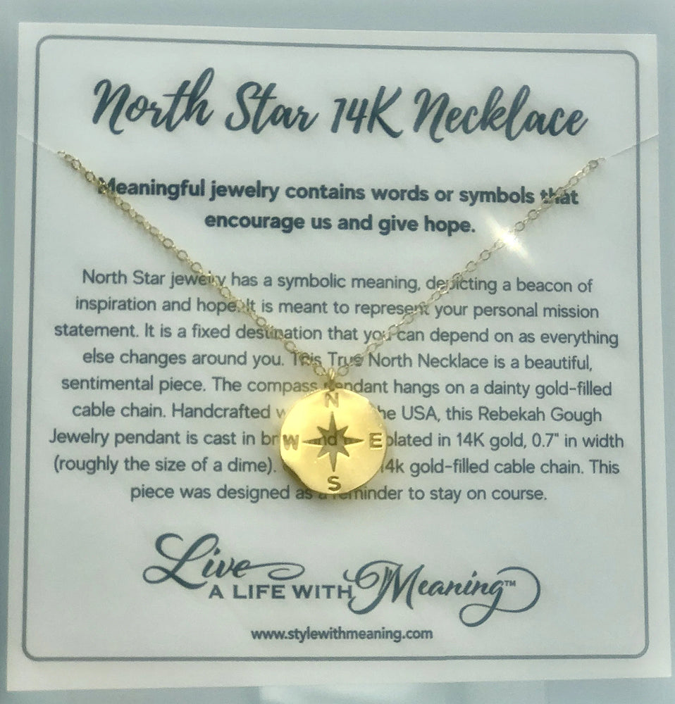 Necklace With Meaning Meaningful Gold Necklace North Star Necklace