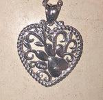 stylewithmeaning.com 29.00  Paw Print Sterling Silver Heart Necklace