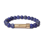 stylewithmeaning.com 51.00 NPCMN05.80 Wishbeads Bracelet - Matte Lapis Lazuli, Love + Protection