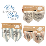 Baby Bib & Dog Bandana Set
